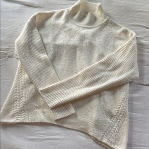 ESQUALO Cream Cowl Neck Sweater